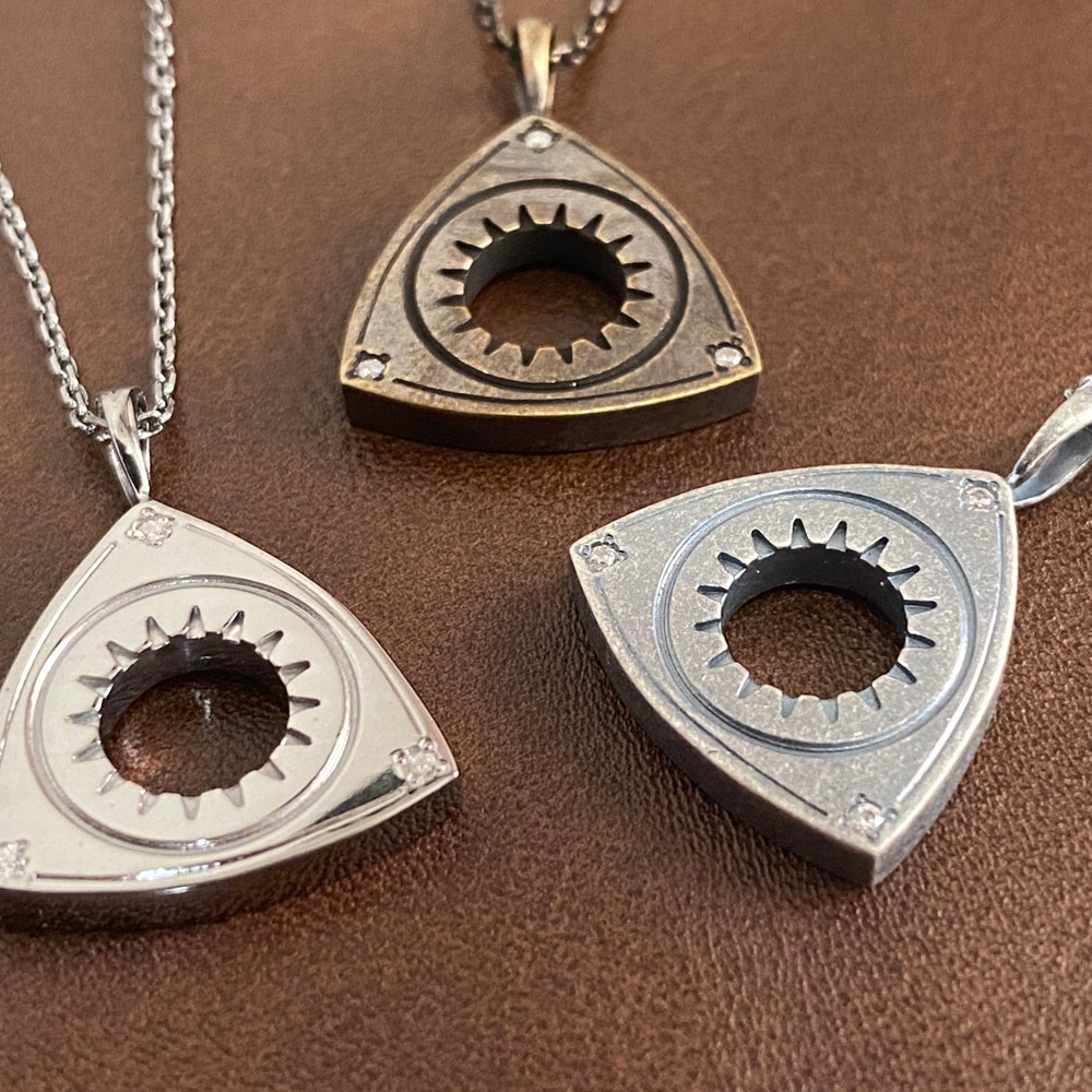 即納】JEREV ロータリーエンジン ローター ペンダントネックレス