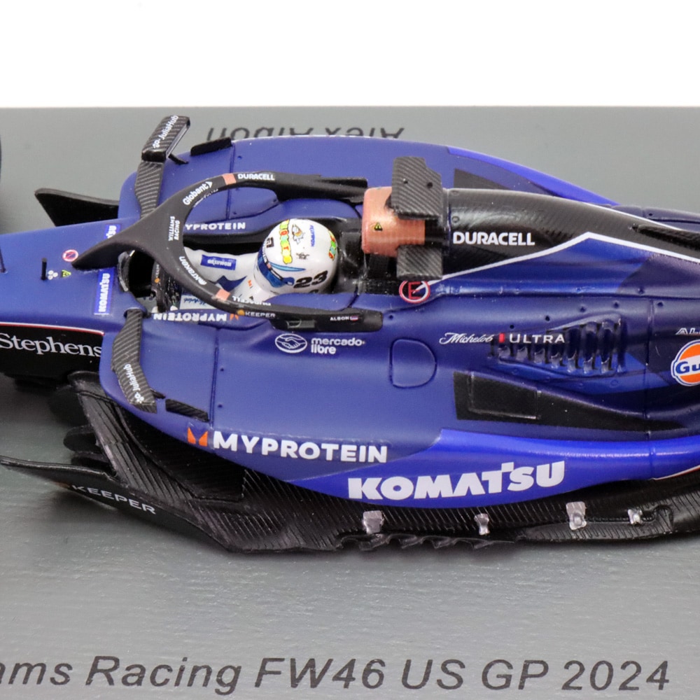 スパーク 1/43 ウィリアムズ FW46アルボン2024モナコ9位 スパーク 1/43 ウィリアムズ レーシング FW46 アレックス