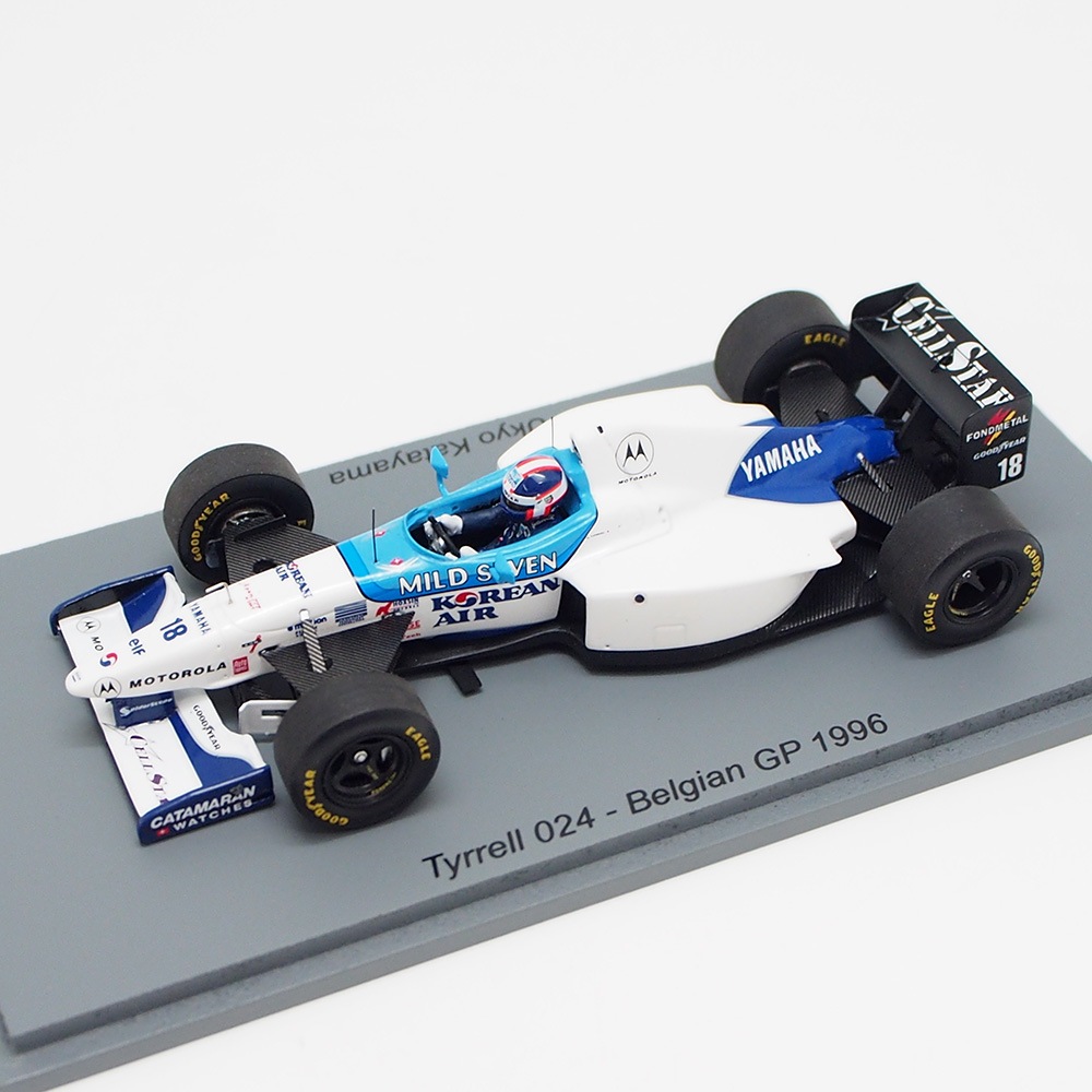 レーシングオン別注 Spark 1/43 ティレル・ヤマハ024 スパーク 1/43 ティレル 024 ティレル ヤマハ 1996年 ベルギーGP 片山