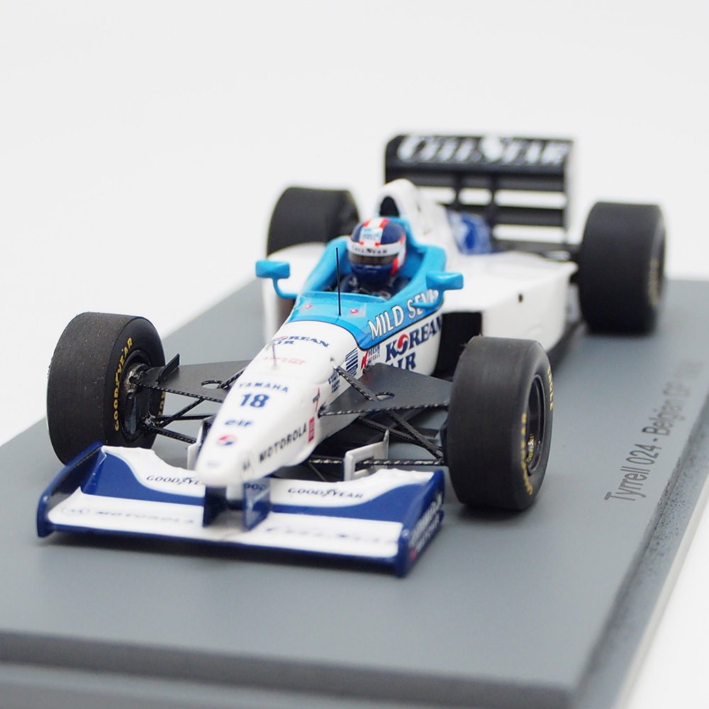 レーシングオン別注 Spark 1/43 ティレル・ヤマハ024 スパーク 1/43 ティレル 024 ティレル ヤマハ 1996年 ベルギーGP 片山