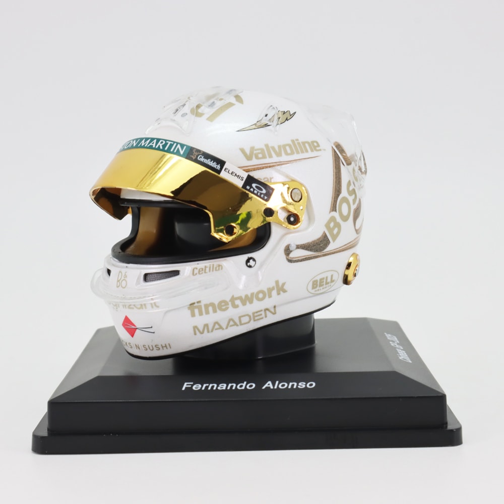 スパーク 1/5 ヘルメット アストンマーティン F1 チーム フェルナンド