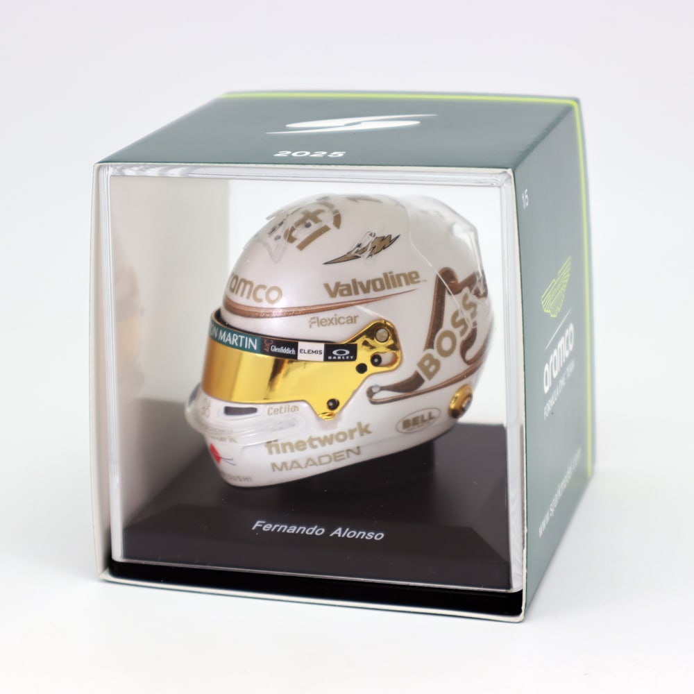 スパーク 1/5 ヘルメット アストンマーティン F1 チーム フェルナンド