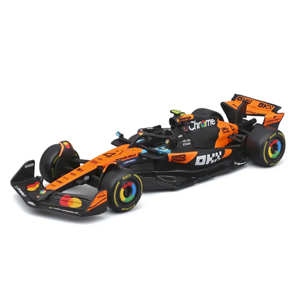サンスター　エリーゼ、UTモデル　マクラーレン、ブラーゴ　アルピーヌ　3台セット ブラゴ 1/43 2025年 マクラーレン F1チーム MCL39 #4 ランド ノリス