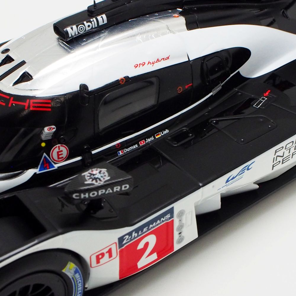 イクソ 1/18 ポルシェ チーム 919ハイブリッド #2 2016年 ル・マン24