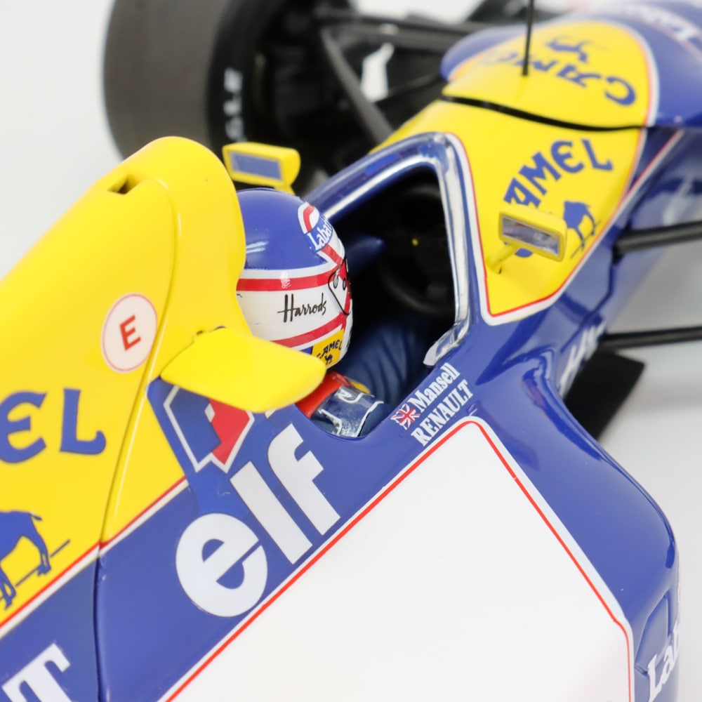 F1 ウィリアムズ FW14 ナイジェルマンセル ケースは ミニチャンプス F1 ウィリアムズ FW14 ナイジェルマンセル ケースは
