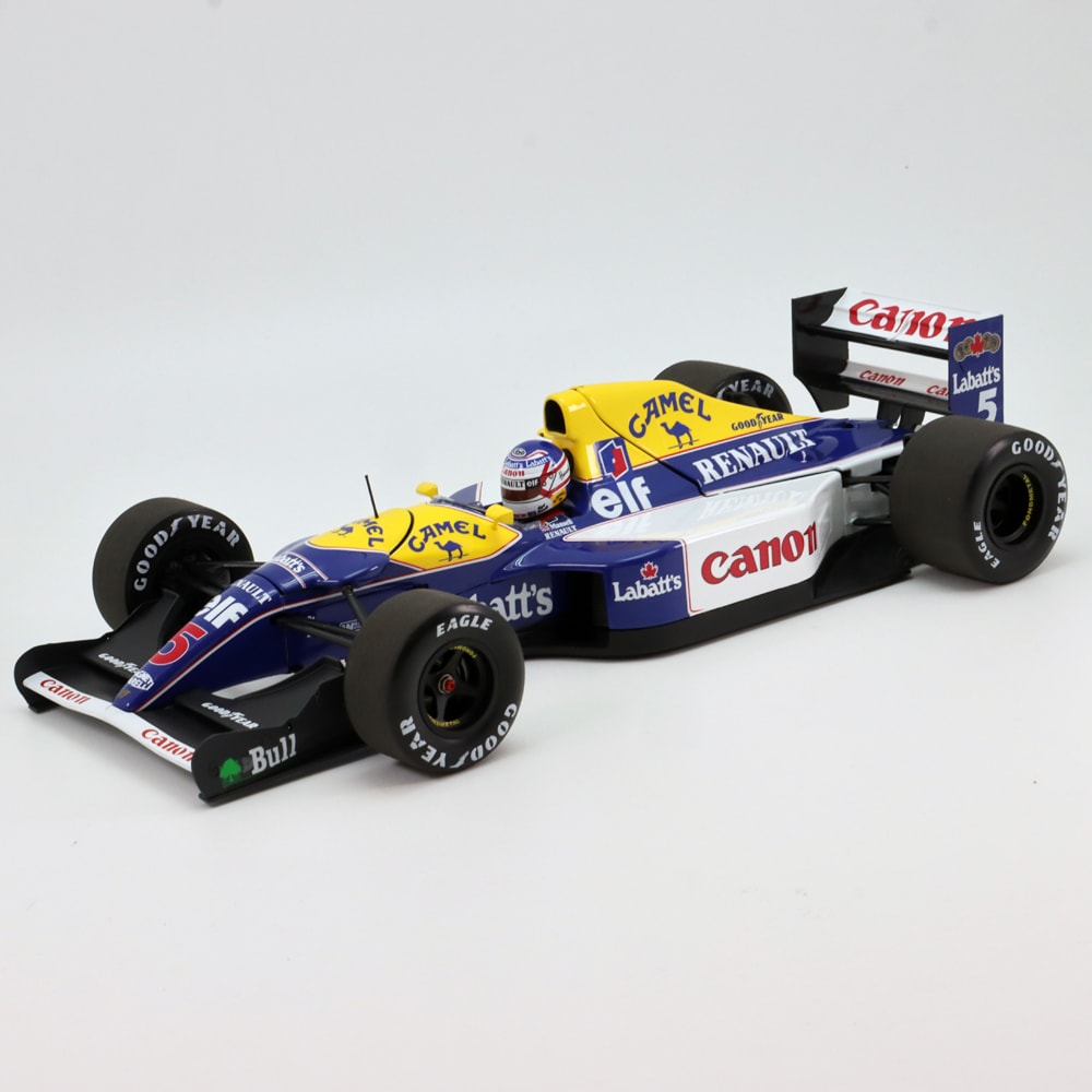 1/18 ミニチャンプス ウィリアムズ ルノー FW14 マンセル キャメル ミニチャンプス 1/18 ウィリアムズ FW14B #5 ナイジェル