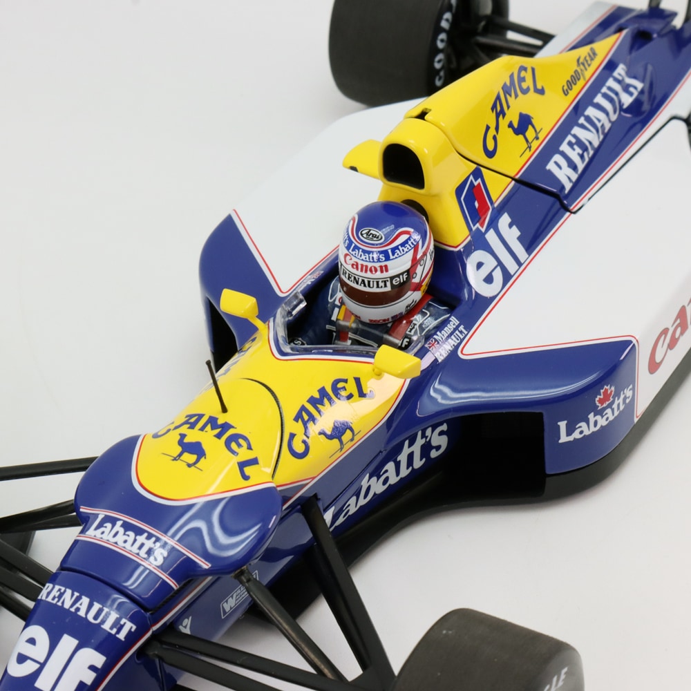 ミニチャンプス ナイジェル・マンセル1992ワールドチャンピオン FW14B ミニチャンプス 1/18 ウィリアムズ FW14B #5 ナイジェル