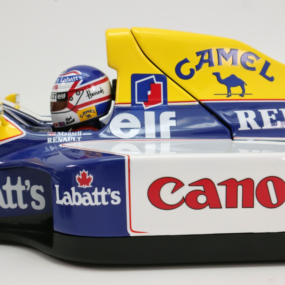 Williams FW14B マンセル仕様　走行後イメージ 美しきF1マシン：「ハイテク車最初の完成形。”最強マシン”の