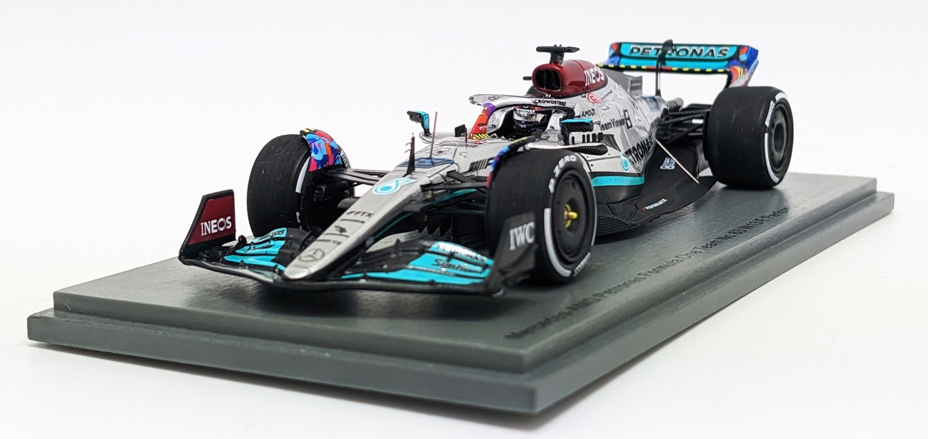 1/43 Spark メルセデスAMG W13 J.ラッセル マイアミGP スパーク 1/43 メルセデス AMG W13 ジョージ ラッセル 2022年