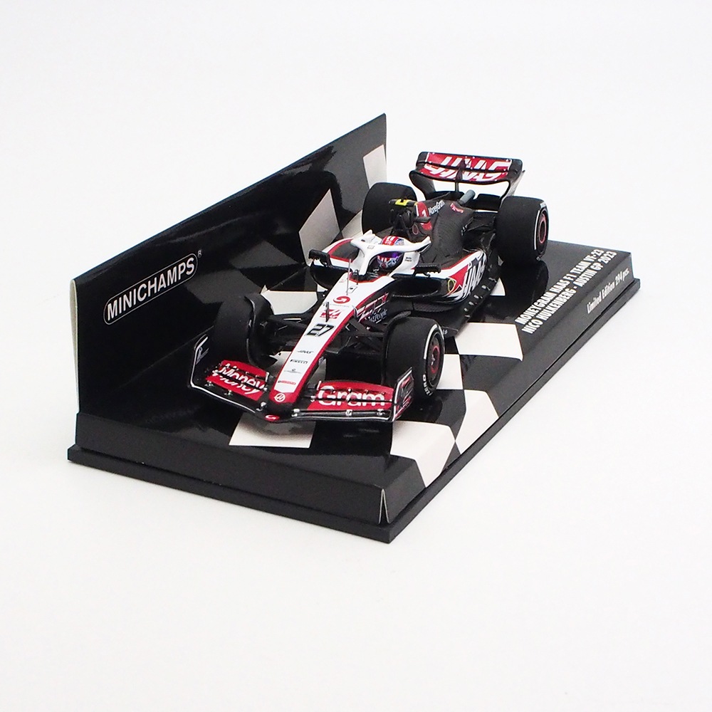 ミニチャンプス 1/43 マネーグラム ハース F1チーム VF-23 ニコ
