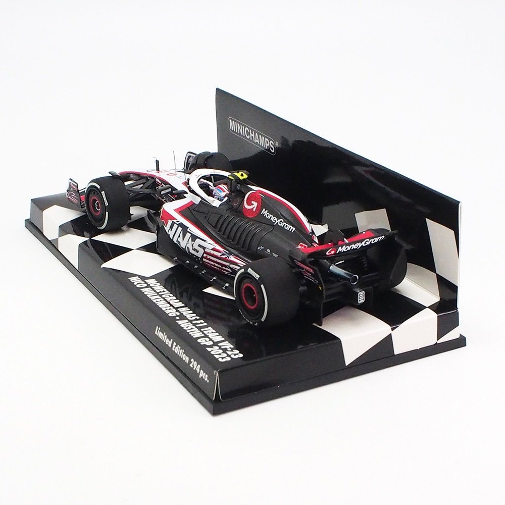 ミニチャンプス 1/43 マネーグラム ハース F1チーム VF-23 ニコ