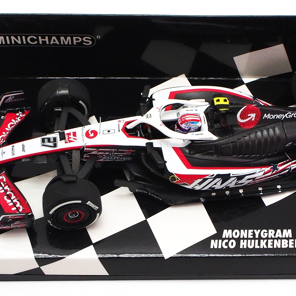ミニチャンプス 1/43 マネーグラム ハース F1チーム VF-23 ニコ