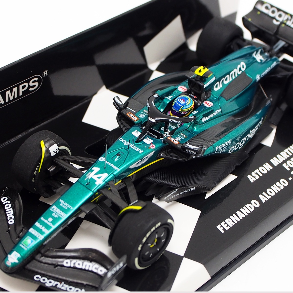 ミニチャンプス 1/43 アストンマーティン アラムコ コグニザント F1