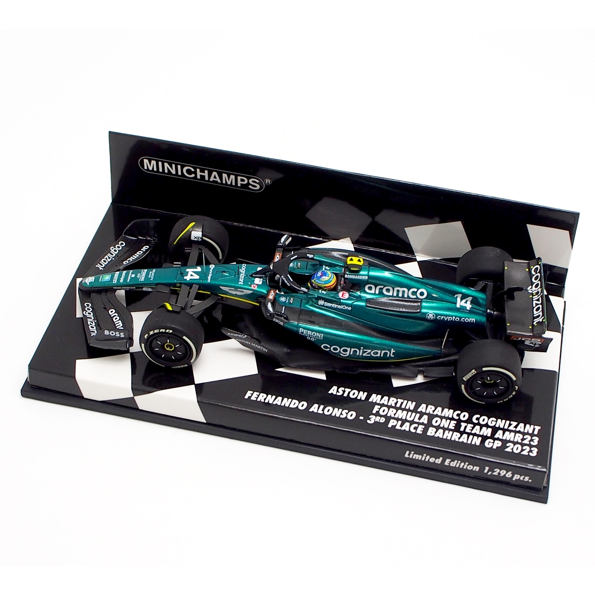 ミニチャンプス 1/43 アストンマーティン アラムコ コグニザント F1