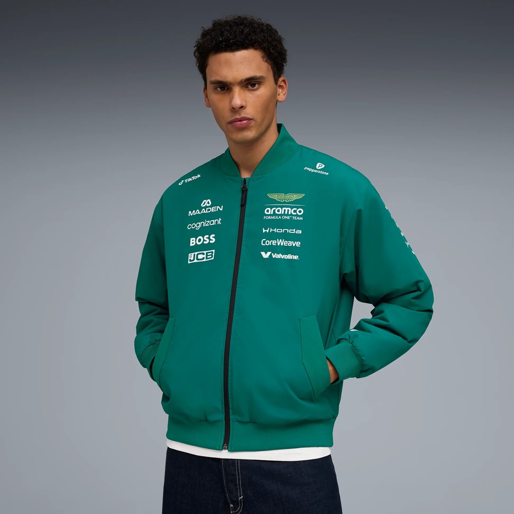 アストンマーティン アラムコ F1チーム ボンバージャケット 2026 2026 アストンマーティン アラムコ F1 チーム ボンバー ジャケット