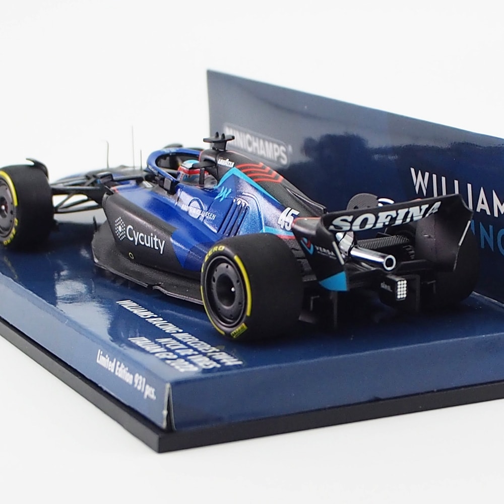 ミニチャンプス 1/43 ウィリアムズ レーシング メルセデス FW44 ニック