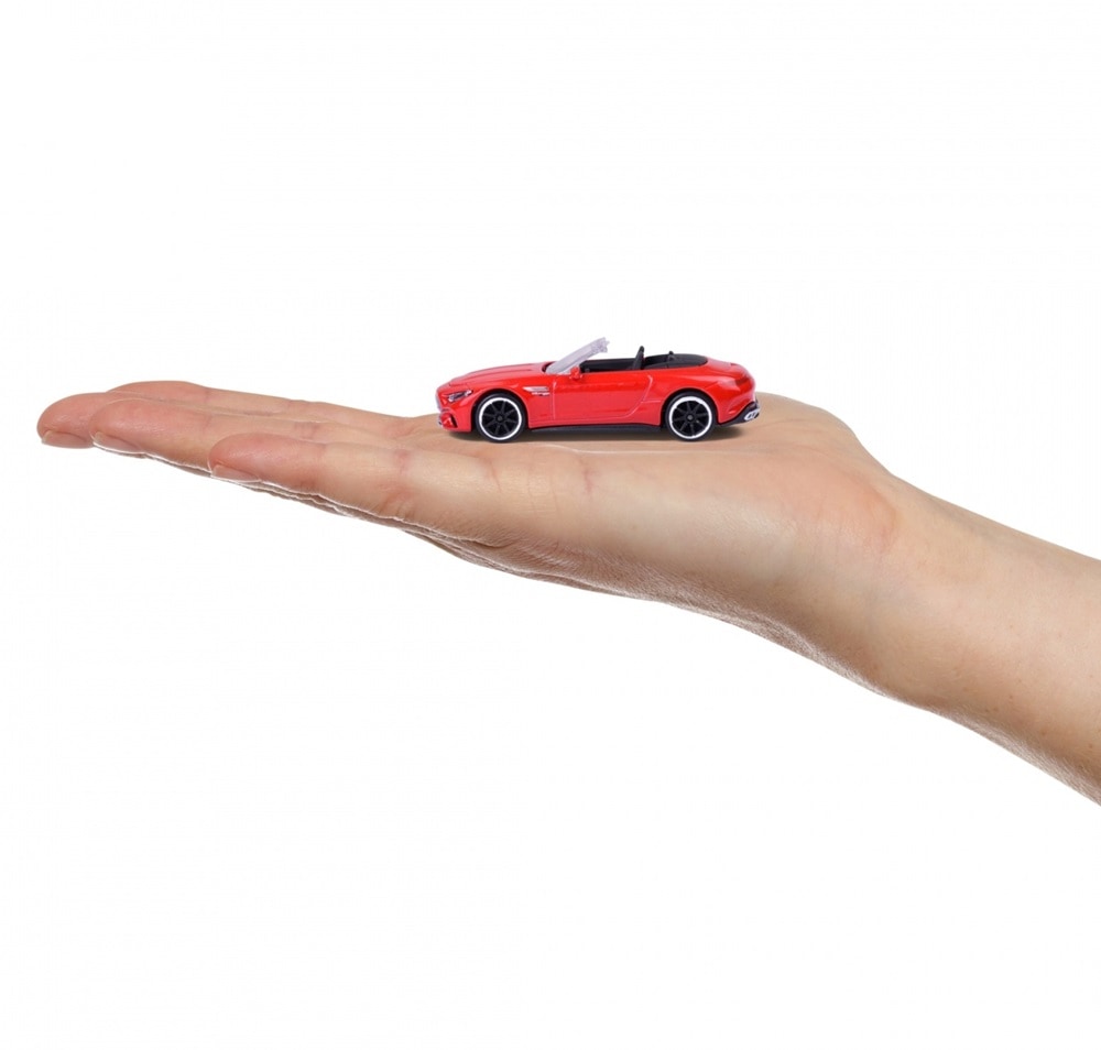 マジョレット 1/64 メルセデス AMG SL レッド コレクターズカード付