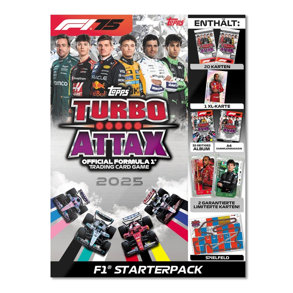 2025 Topps Turbo Attax F1 トレーディングカード - スターターパック