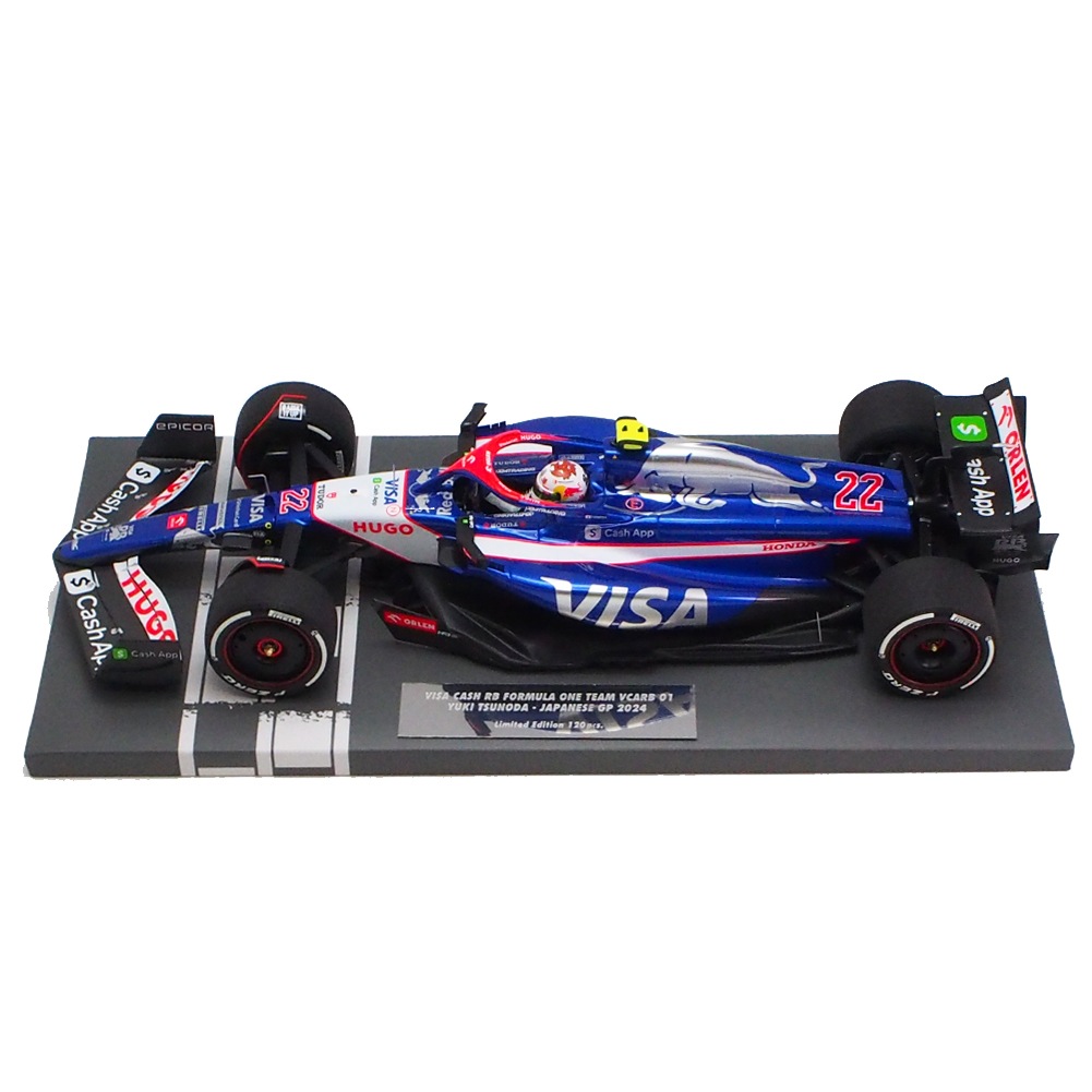 ミニチャンプス 1/18 ビザ キャッシュ RB F1 チーム VCARB 01 角田 裕
