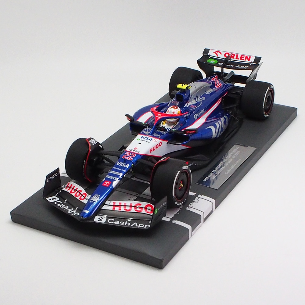 ミニチャンプス 1/18 ビザ キャッシュ RB F1 チーム VCARB 01 角田 裕