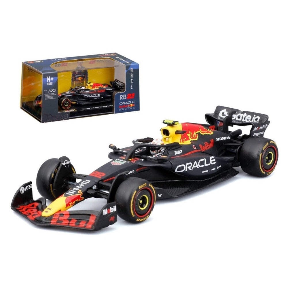 ブラゴ 1/43 ドライバー＆ケース付き 2025年 オラクル レッドブル