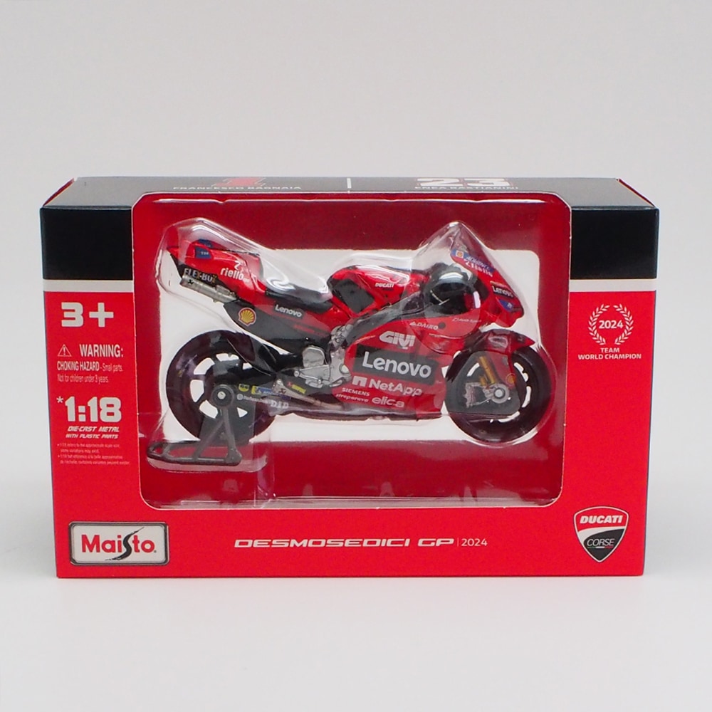 マイスト 1/18 ドゥカティ デスモセディチ GP24 チーム レノボ