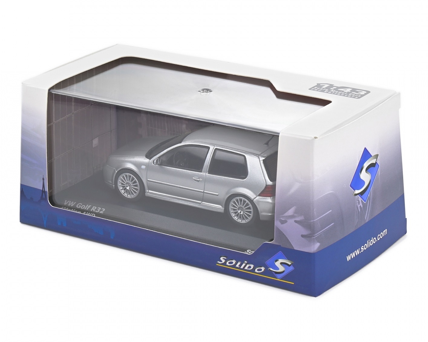 ソリド 1/43 フォルクスワーゲン VW Golf R32 2003年 シルバー | 1/43