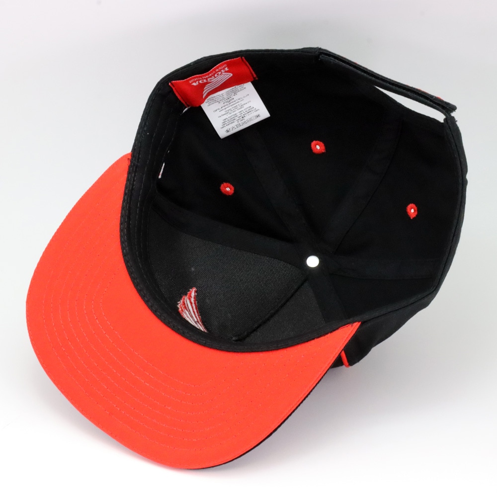 2025 HRC ホンダ レーシング ウイングロゴ フラット キャップ ブラック