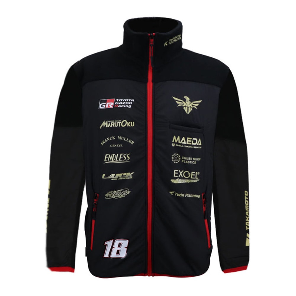 トヨタ ガズーレーシング WRC チーム レイン ジャケット 2025 TOYOTA GAZOO Racing WRC 勝田 貴元 TK フリース ジャケット