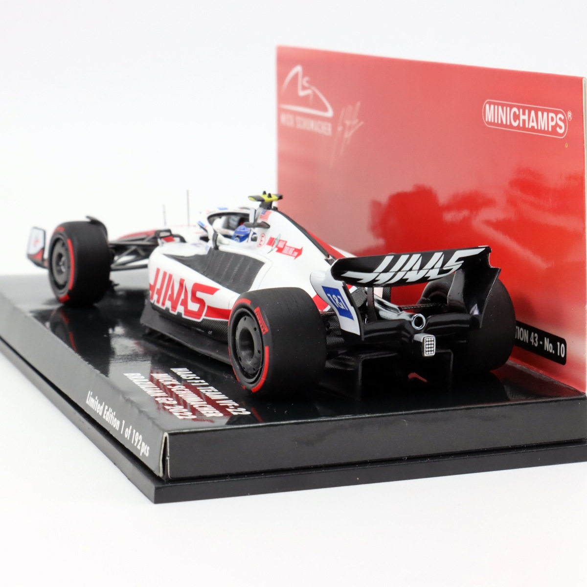ミニチャンプス ハースF1  VF-22 ミック シューマッハ イギリスGP ミニチャンプス 1/43 ハース F1 チーム VF-22 2022年 ブラジルGP