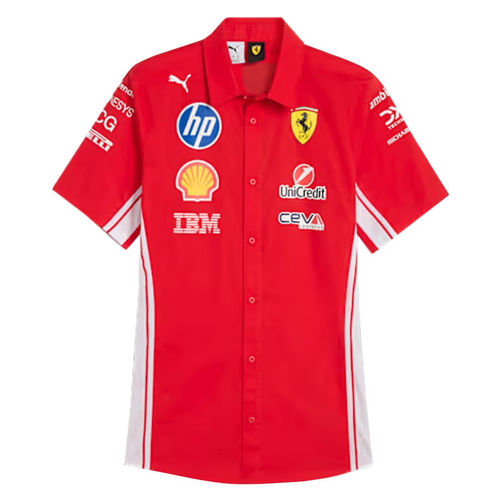 2026 スクーデリア フェラーリ HP チーム シャツ ユニセックス レッド