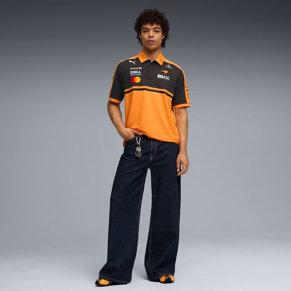 PUMA マクラーレン F1チーム ポロシャツ 2026 オレンジ 2026 マクラーレン F1 チーム ポロシャツ オレンジ Formula1 McLaren