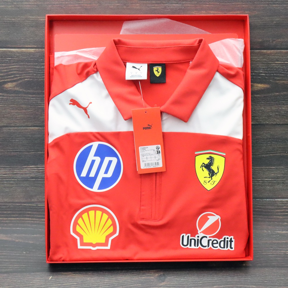 【新品】PUMA ポロシャツ　スクーデリア フェラーリ SF チーム 2024 PUMA FERRARI 2024 フェラーリ チームポロシャツPRO仕様版 F1グッズ