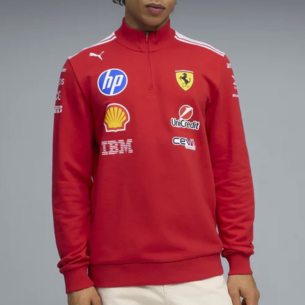 2026 スクーデリア フェラーリ HP チーム T7 ハーフジップ ジャケット