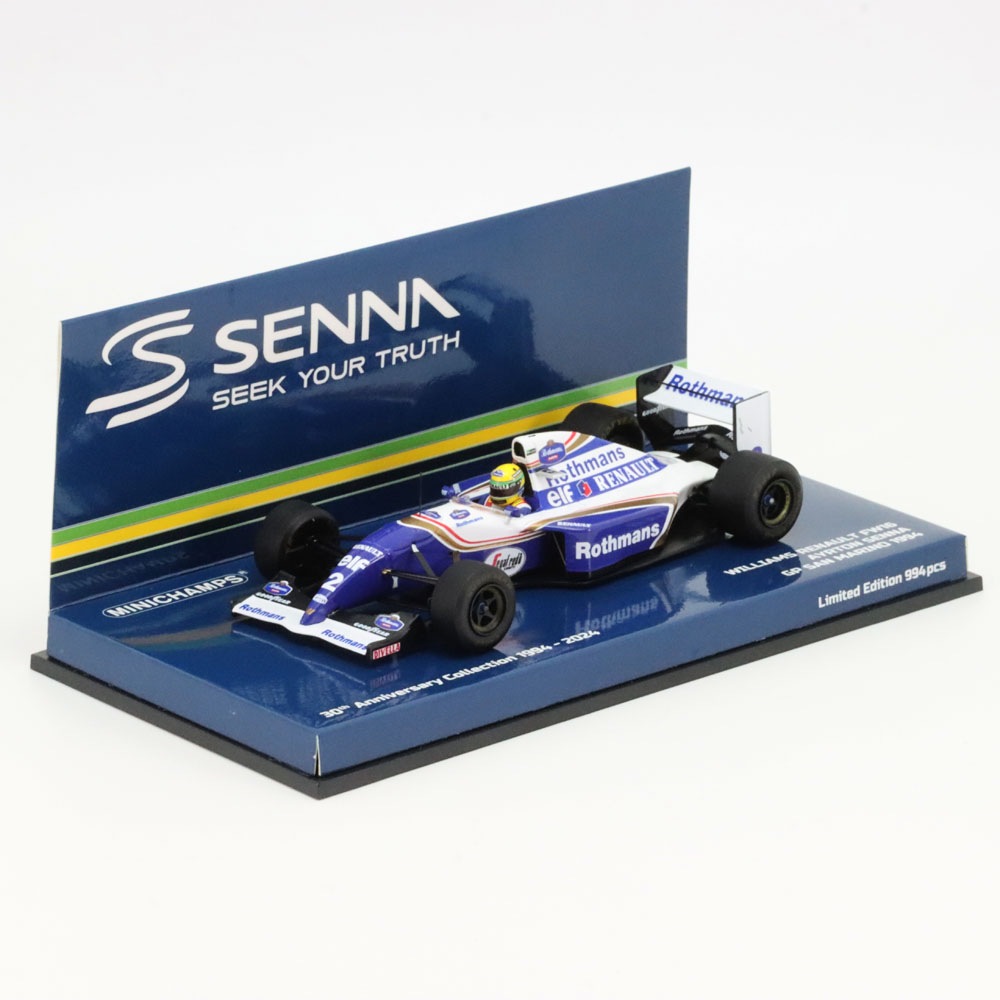 ミニチャンプス 1/43 ウィリアムズ ルノー FW16 #2 アイルトン セナ