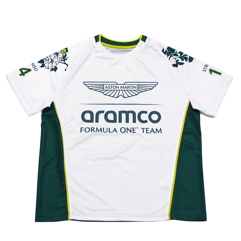 SALE プロ選手支給品 ワンプロ アストンマーチン Tシャツ プロチーム アストンマーティン アラムコ コグニザント F1 2025