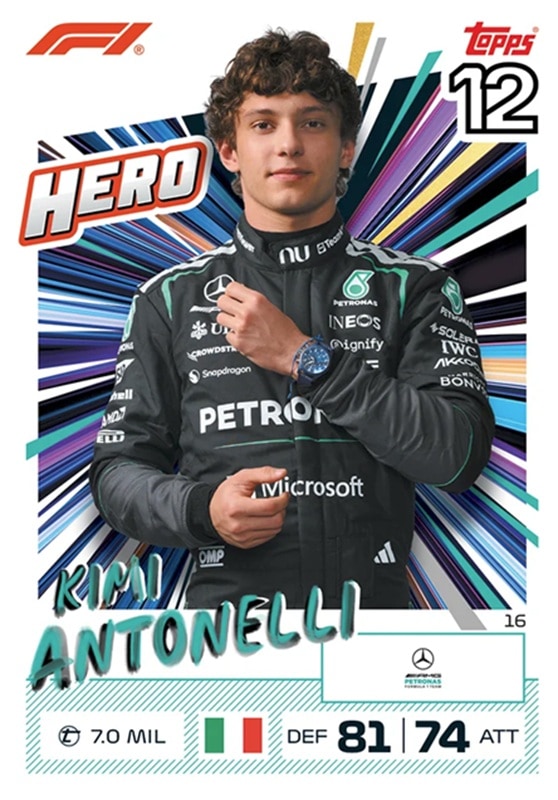 2026 Topps Turbo Attax F1 トレーディングカード メガティン