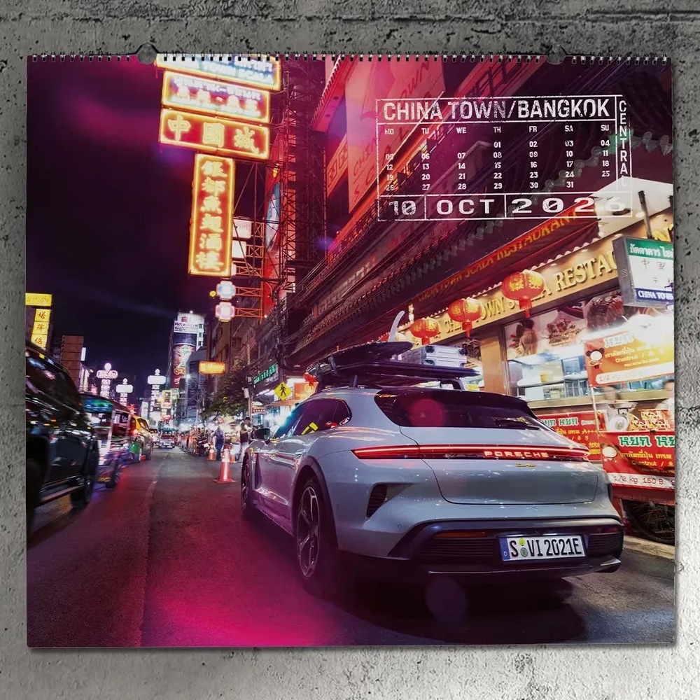 2026年 ポルシェ オフィシャル 大判サイズ 壁掛け カレンダー | 2026年