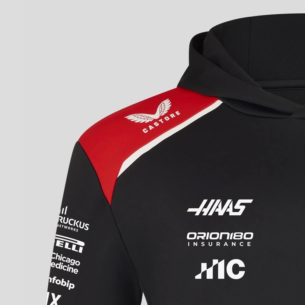 2026 TGR ハース F1 チーム プルオーバー フーディー ブラック