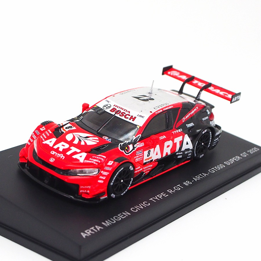 スパーク 1/64 ARTA CIVIC TYPE R-GT #8 スーパーGT GT500 2025年 野尻