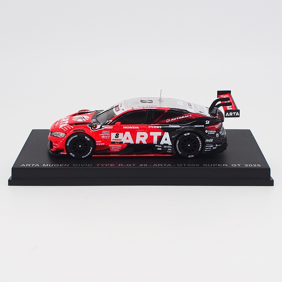 スパーク 1/64 ARTA CIVIC TYPE R-GT #8 スーパーGT GT500 2025年 野尻
