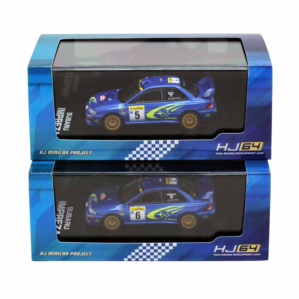 ホビージャパン HJ64 1/64 スバル インプレッサ WRC 1999年 ラリー