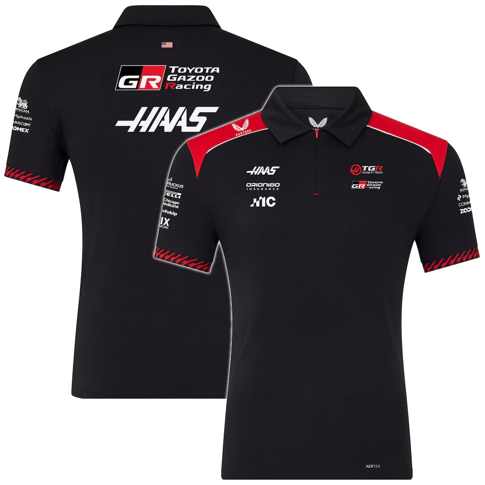【新品】ハースF1チーム HAAS チームポロシャツ Ｌ M以上は予約商品 6月中旬頃入荷予定 単体でご注文下さい】2026 TGR
