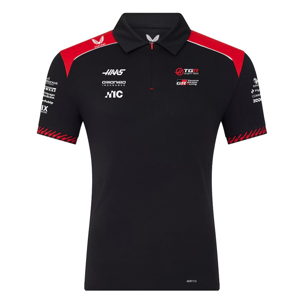ハース　F1 チーム　チームスタッフ用　ポロシャツ　支給品 2026 TGR ハース F1 チーム ポロシャツ ブラック | ポロシャツ