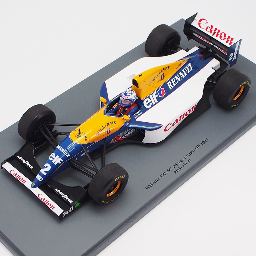 スパーク 1/18 ウィリアムズ FW15C #2 アラン プロスト 1993年