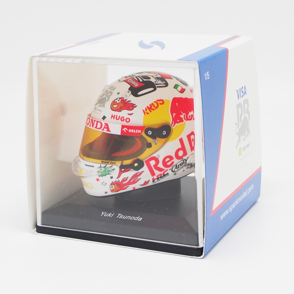 スパーク 1/5 ヘルメット 角田裕毅 イタリア GP 2023 5HF123