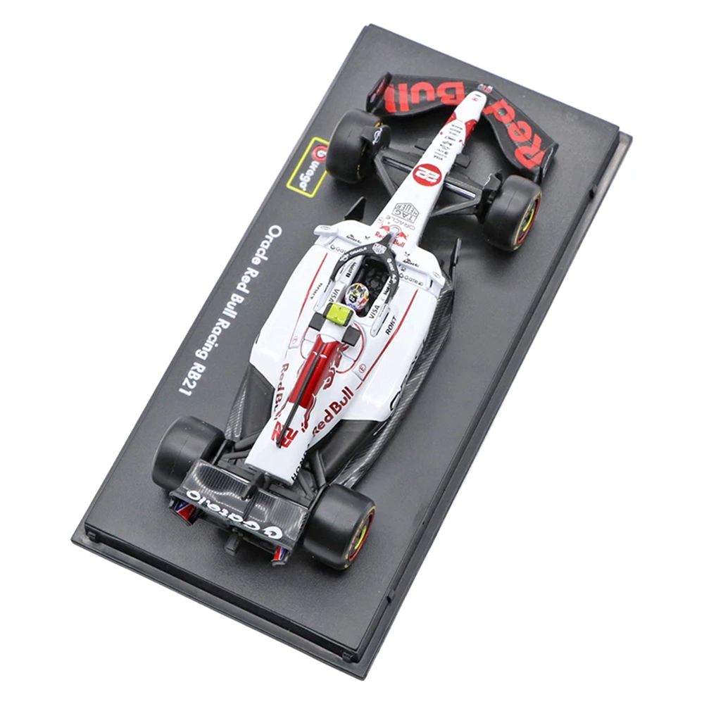 新品buragoクリアケース#22角田1/43RedBull RB212台セット ドライバー＆ケース付き ブラゴ 1/43 2025 オラクル レッドブル