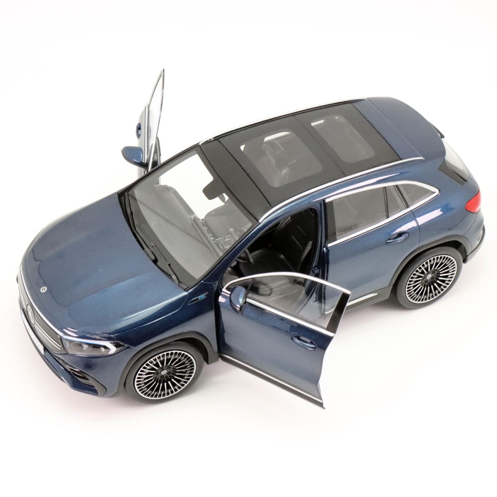 NZG 1/18 メルセデス ベンツ EQA 2021年式 デニム ブルー メタリック