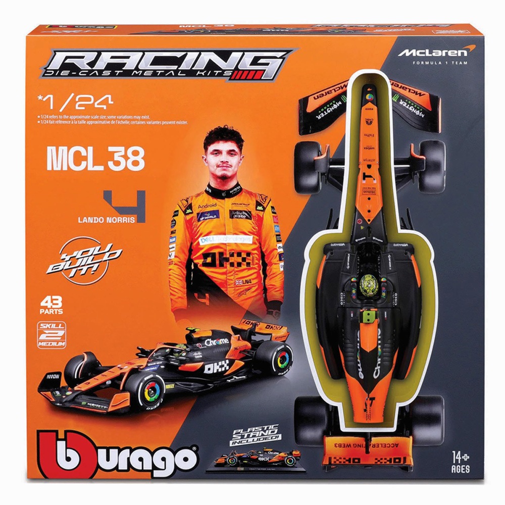 ブラゴ 1/24 組み立てキット マクラーレン F1 チーム MCL38 ランド