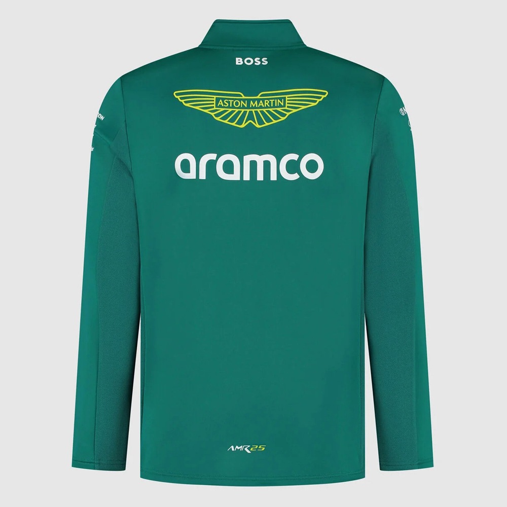 2025 アストンマーティン アラムコ F1 チーム 1/4ジップ スウェット